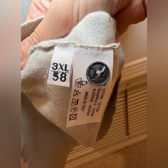 Kiton Cotton Polo in Beige Size XXXL - Picture 5 of 6